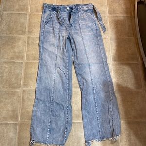American Eagle Wide Leg Long Jeans